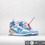 Off-White×NIKE AIR JORDAN 1×OFF-WHITE POWDER BLUE